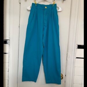 Hawaiian Blue Trousers by Big Bud Press Size XXS